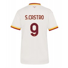 AS Roma Santiago Castro #9 Bortatröja Dam 2026-27 Korta ärmar